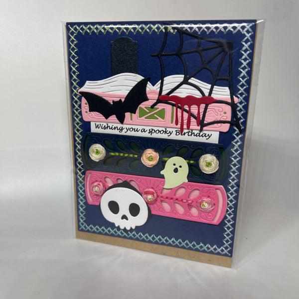 Stitched Book Card