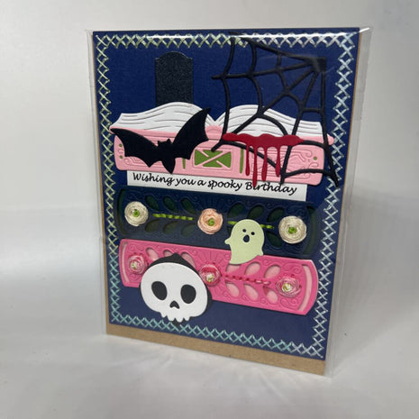 Stitched Book Card