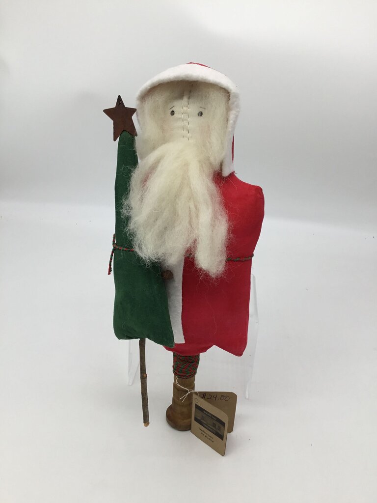 Santa on a Spool Makedo