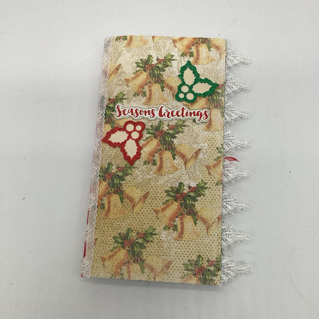 Seasons Greetings handmade journal