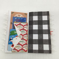 Seasons Greetings handmade journal - view 2