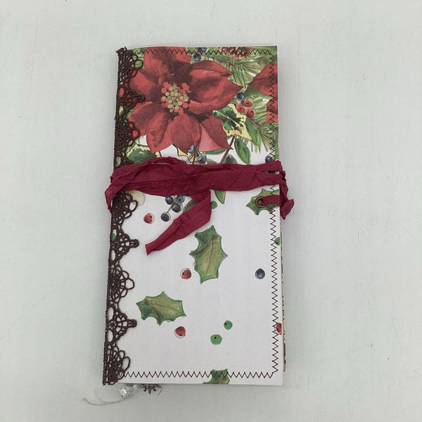 Happy Holly handmade journal
