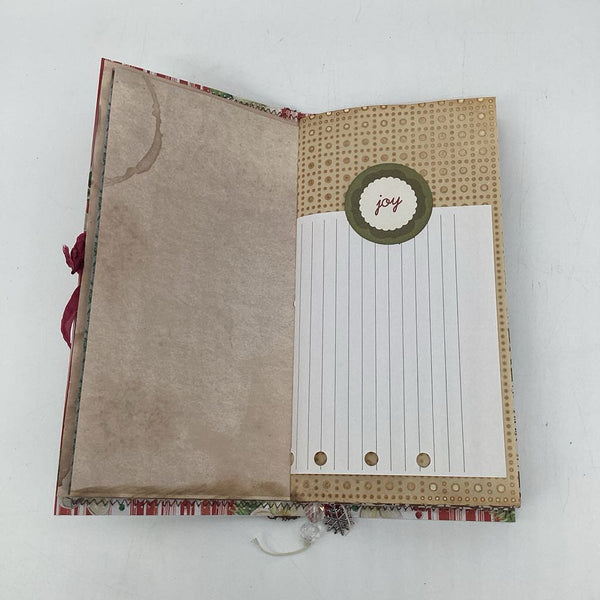 Happy Holly handmade journal