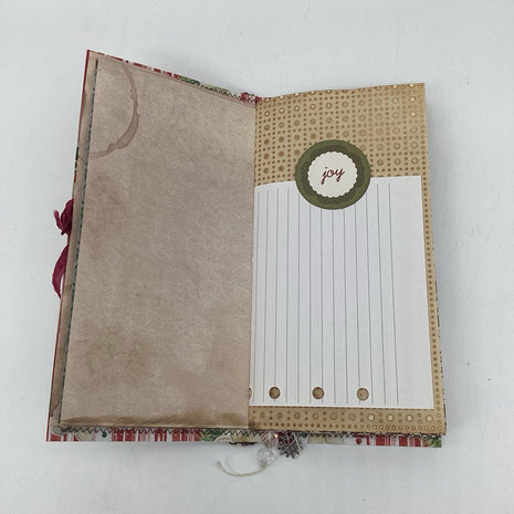 Happy Holly handmade journal