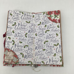 Happy Holly handmade journal - view 3