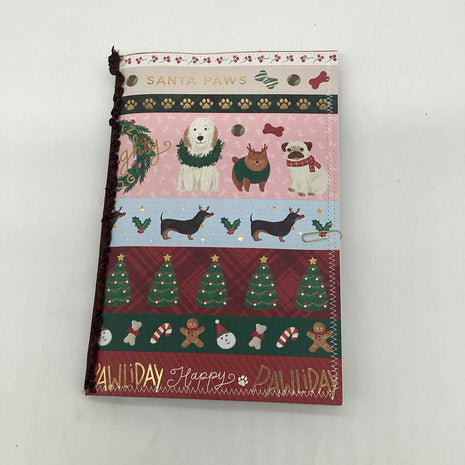 Happy Pawlidays handmade December Daily journal