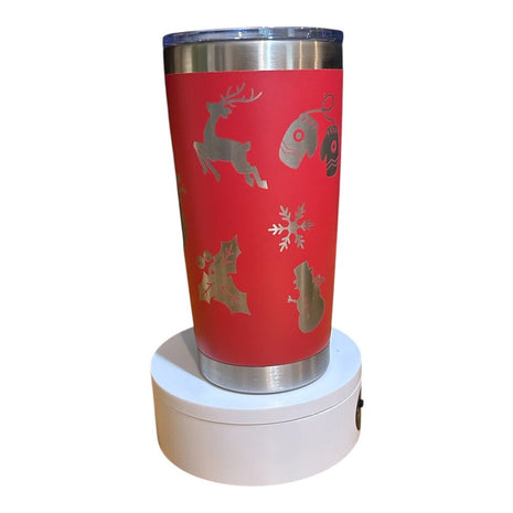 20 oz Tumbler Winter Red