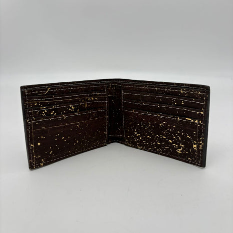 Classic Cork Bifold Wallet- Brown