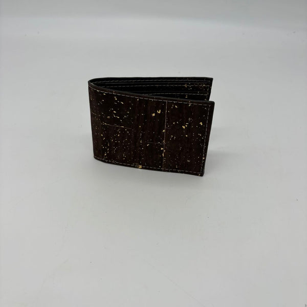 Classic Cork Bifold Wallet- Brown