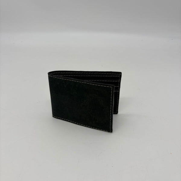 Classic Cork Bifold Wallet- Forest Green