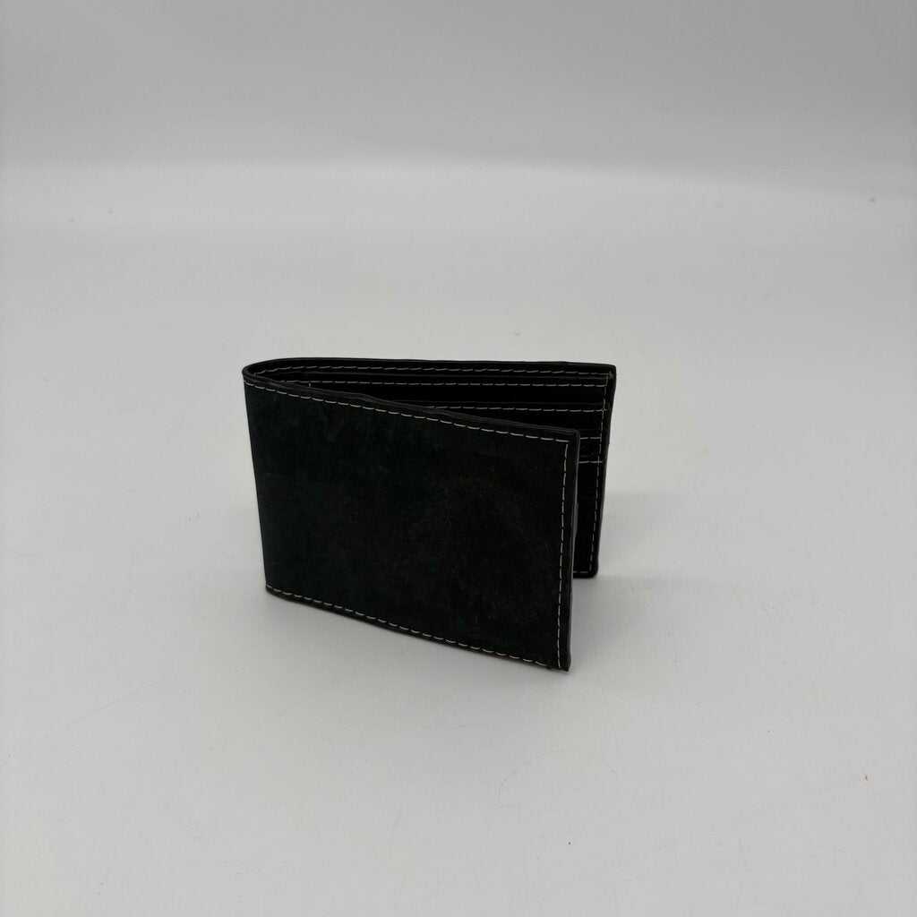 Classic Cork Bifold Wallet- Forest Green