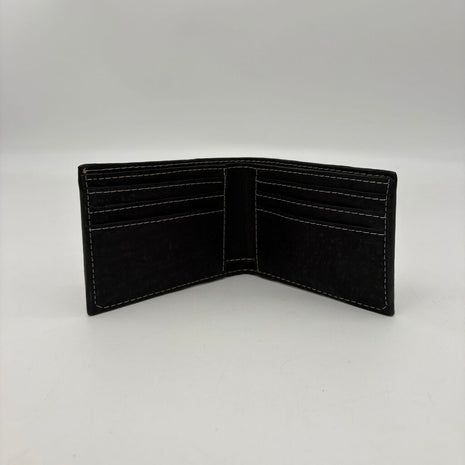 Classic Cork Bifold Wallet- Black