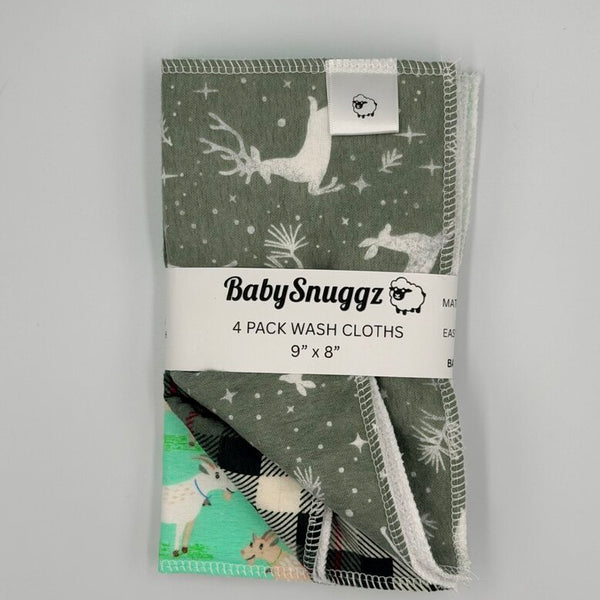 4 Pack Wash Cloths