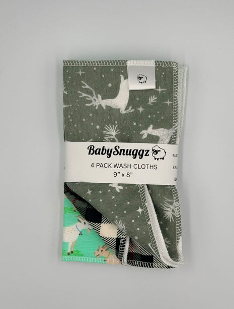 4 Pack Wash Cloths