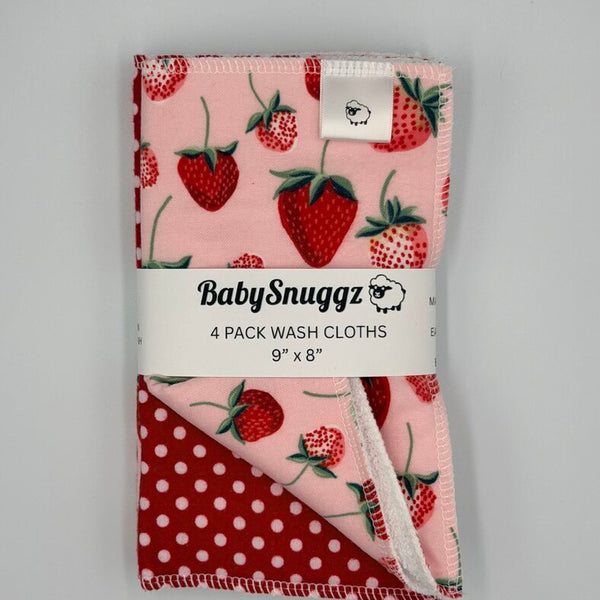 4 Pack Wash Cloths