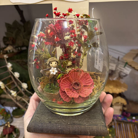Red Flower Vase