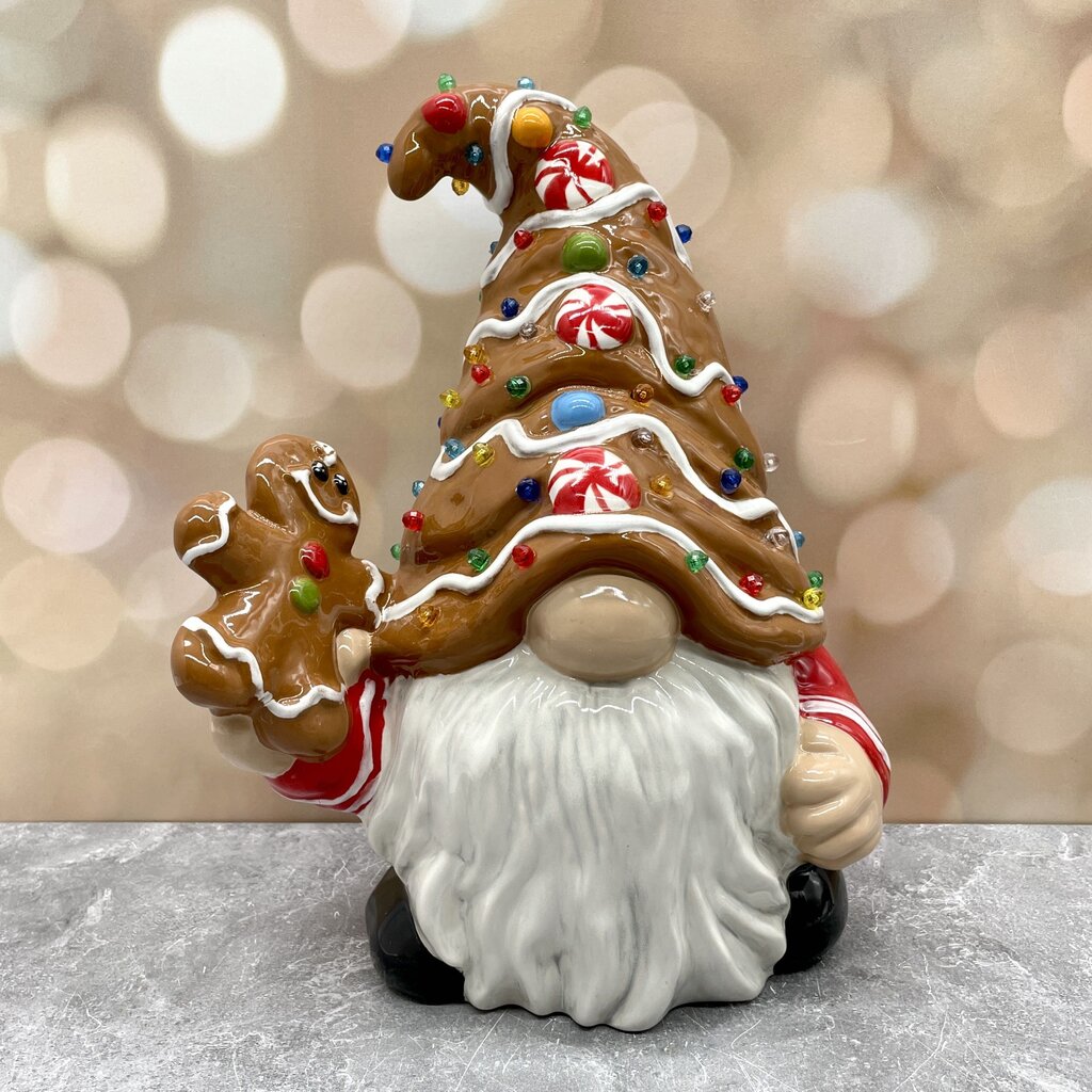 *PRE-ORDER: Gingerbread Gnome Light Up