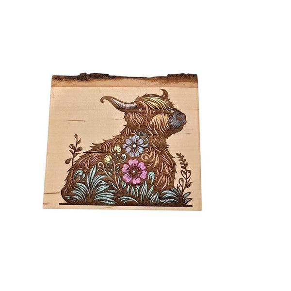 Floral Cow