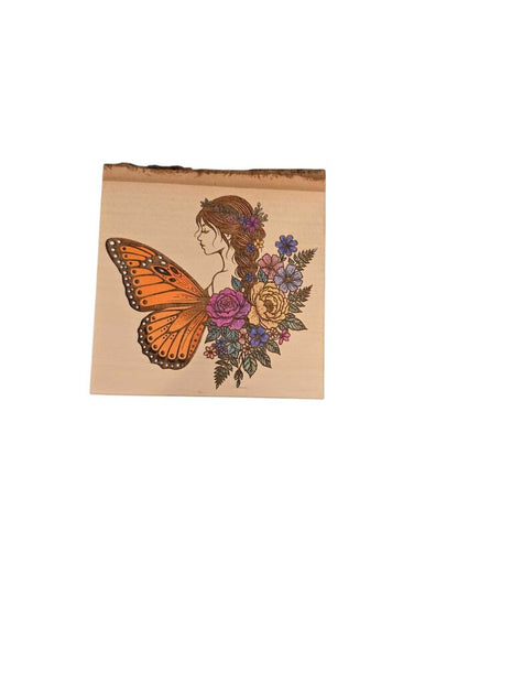 Floral Girl Butterfly