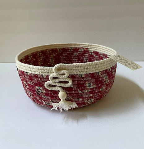 Christmas Tree Rope Basket