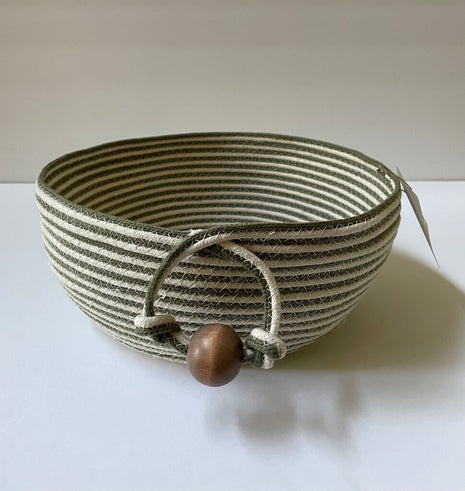 Two Tone Rope Basket