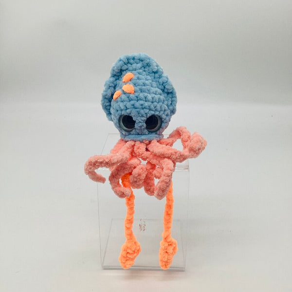 Blue and Orange Fidget Squid