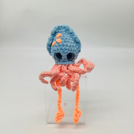 Blue and Orange Fidget Squid