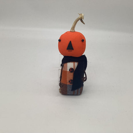 Pumpkin Head Stump Doll