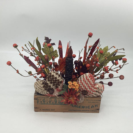 Fall Heart Cheese Box