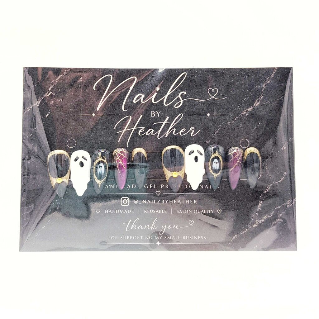 Black & Boos Set - Medium Stiletto