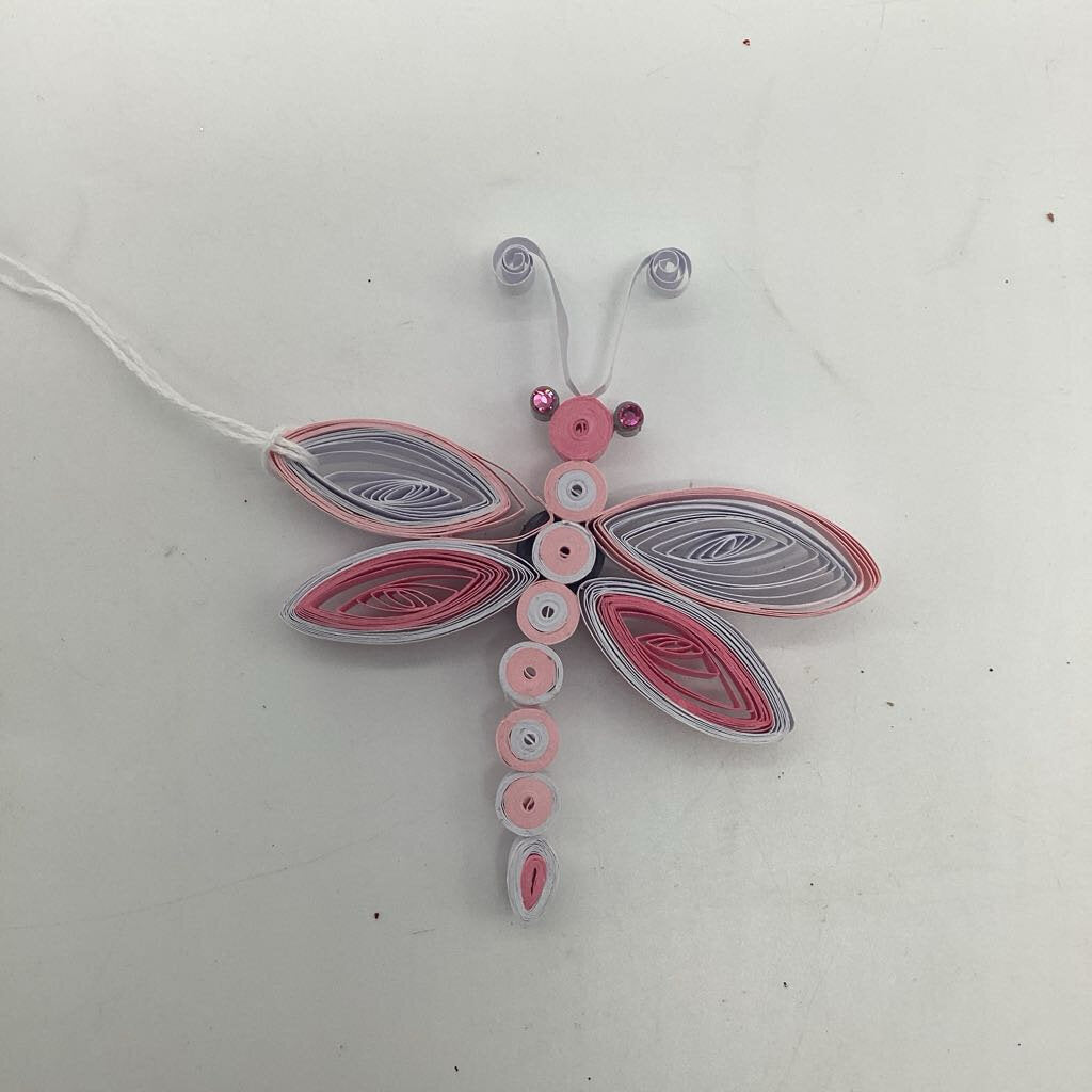 Butterfly pink with Preciosa crystals