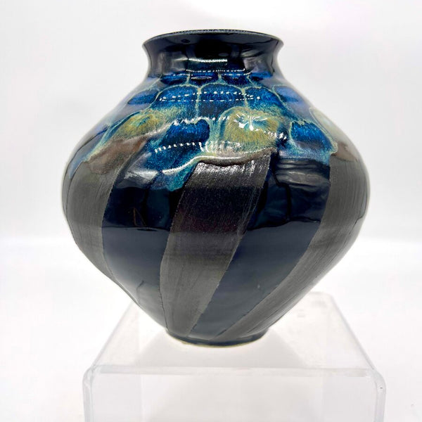 Vase- Obsidian Twist FP