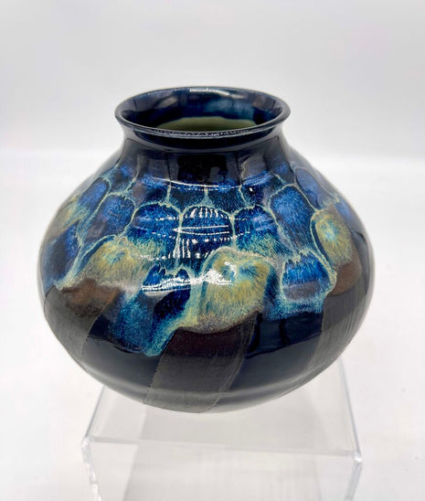Vase- Obsidian Twist FP