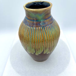 Vase- Iron Luster Iridescent Flux - view 2