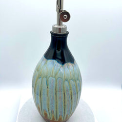 Oil Cruet- Obsidian/Ice/Copper FP - view 2