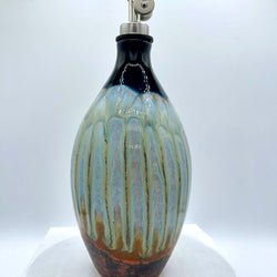 Oil Cruet- Obsidian/Ice/Copper FP - view 1