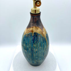 Oil Cruet- Copper/Sapphire FP - view 2