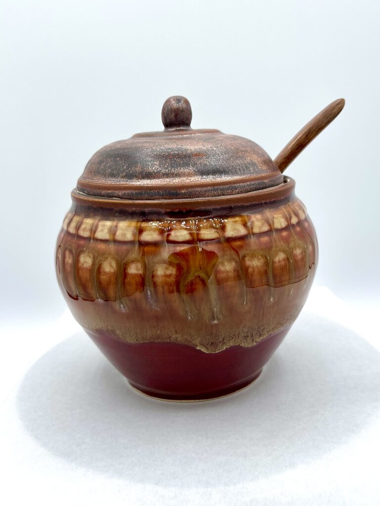 Honey/Tea Jar- Copper/Red Brick FP
