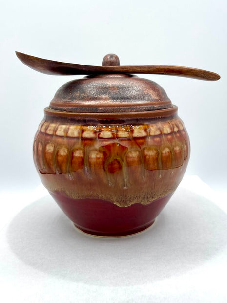 Honey/Tea Jar- Copper/Red Brick FP