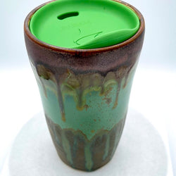 Travel Cup- Copper/Seaweed Flux - view 2