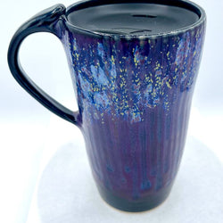 Travel Mug- Starry Purple Rain - view 2