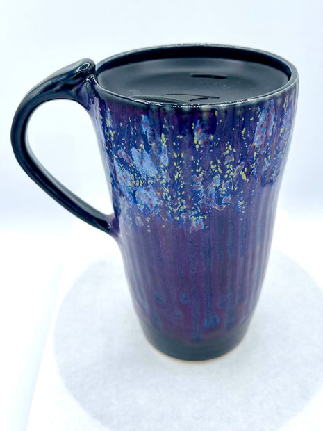 Travel Mug- Starry Purple Rain