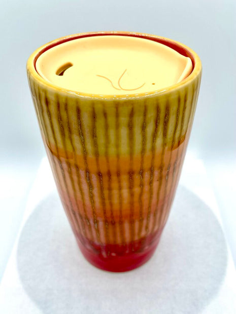 Travel Cup- Marigold/Snapdragon Rain