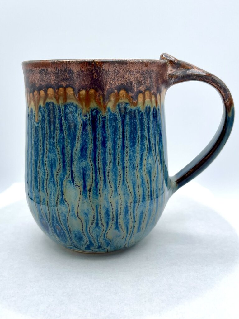 Mug- Copper/Sapphire Rain