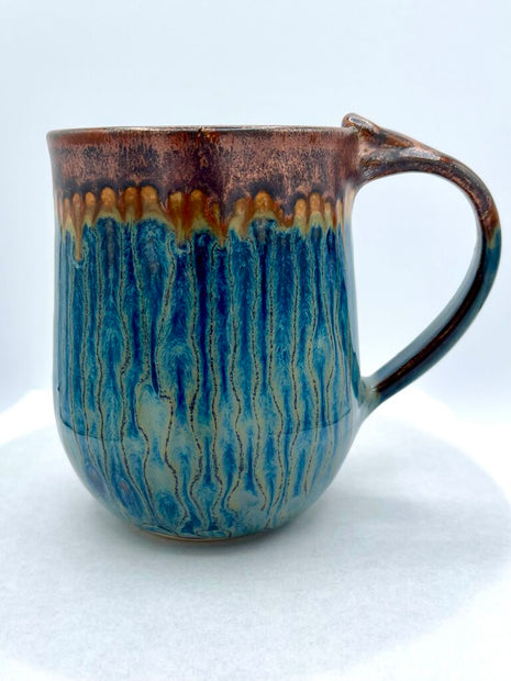 Mug- Copper/Sapphire Rain