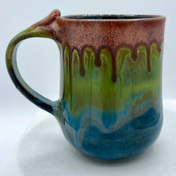 Mug- Copper/Sapphire/Seaweed Flux - view 1
