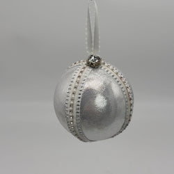 Silver Satin ornament - view 1