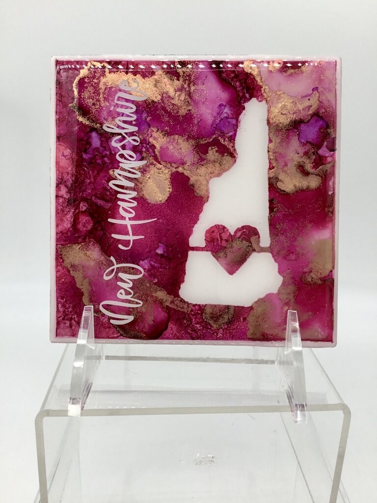 4x4 Love NH- Pink/Gold LoveNH
