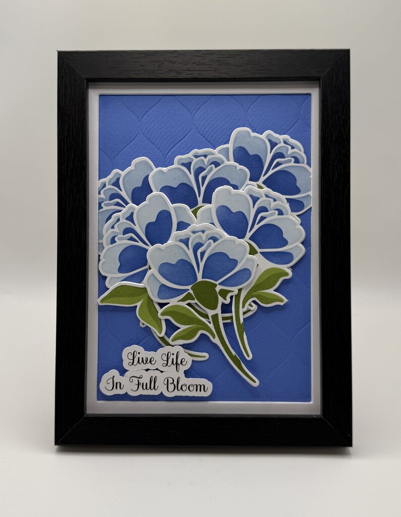 Live Life In Full Bloom 5x7 Framed Art