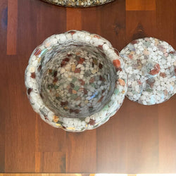 Resin-Pumpkin Dish w/Lid - view 2